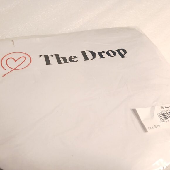 The Drop Crescent Crossbody Top Handle Bag Dark Red Vegan Leather NWT - Picture 12 of 12